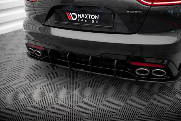 Heckansatz Diffusor V.1 passend für Kia Stinger GT / GT-Line Mk1 schwarz matt
