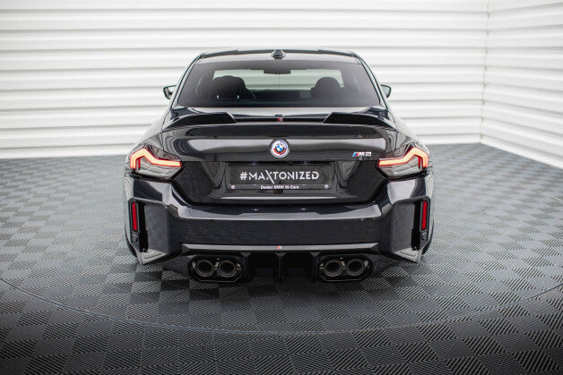 Heckansatz Diffusor V.2 passend für BMW M2 G87 schwarz Hochglanz