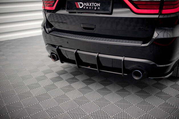 Heckansatz Diffusor V.2 passend für Dodge Durango RT Mk3 schwarz-rot
