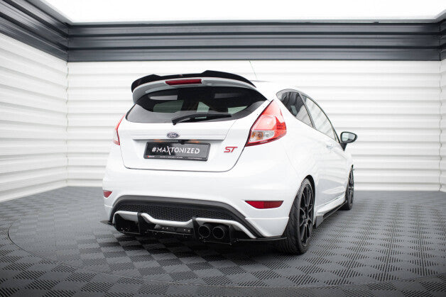 Heckansatz Diffusor V.2 passend für Ford Fiesta Mk7 ST FL schwarz matt