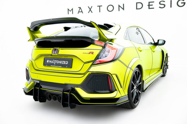 Heckansatz Diffusor V.2 passend für Honda Civic Type-R Mk10 / Mk10 FL schwarz matt