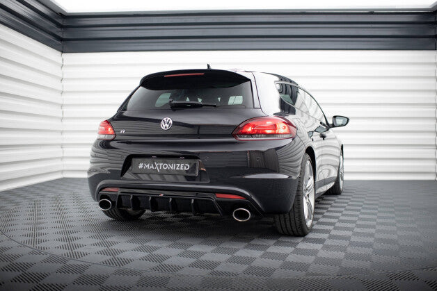 Heckansatz Diffusor V.2 passend für VW Scirocco R Mk3 schwarz Hochglanz