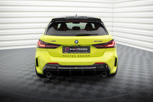 Heckansatz Diffusor V.3 passend für BMW 1er F40 M-Paket/ M135i / 128ti (Einzelauspuff li. re.) schwarz Hochglanz