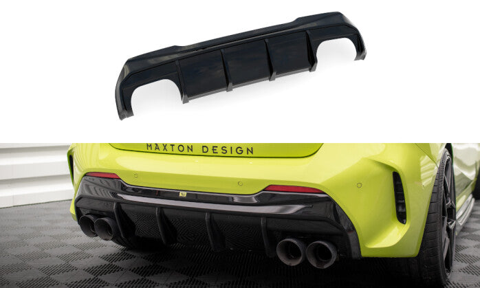Heckansatz Diffusor V.3 passend für BMW 1er F40 M-Paket/ M135i / 128ti schwarz Hochglanz
