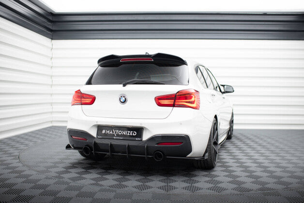 Heckansatz Diffusor V.3 passend für BMW M140i schwarz matt