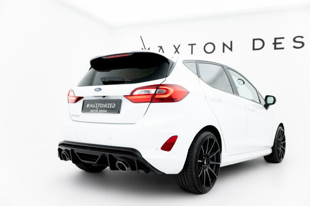 Heckansatz Diffusor V.3 passend für Ford Fiesta ST Mk8 schwarz Hochglanz