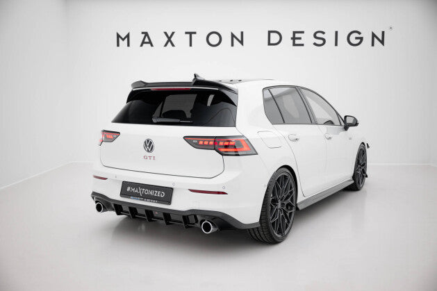 Heckansatz Diffusor V.3 passend für VW Golf GTI Mk8 schwarz Hochglanz