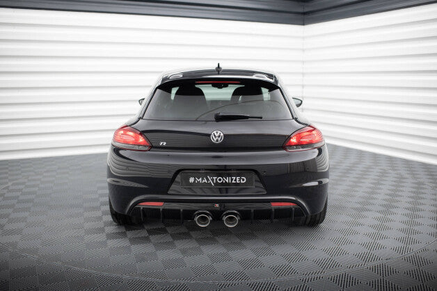 Heckansatz Diffusor V.3 passend für VW Scirocco R Mk3 schwarz Hochglanz