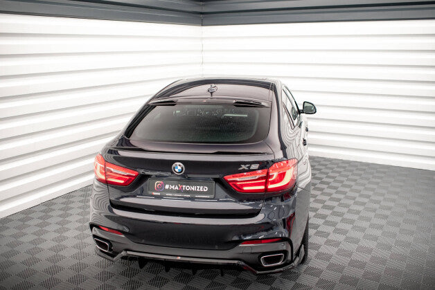 Heckscheiben Spoiler passend für BMW X6 M-Paket F16 Carbon Look