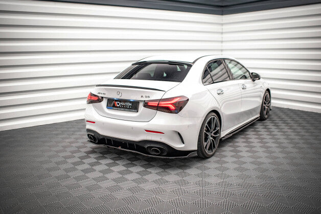 Heckscheiben Spoiler passend für Mercedes A AMG-Line / A35 Limousine V177 schwarz Hochglanz