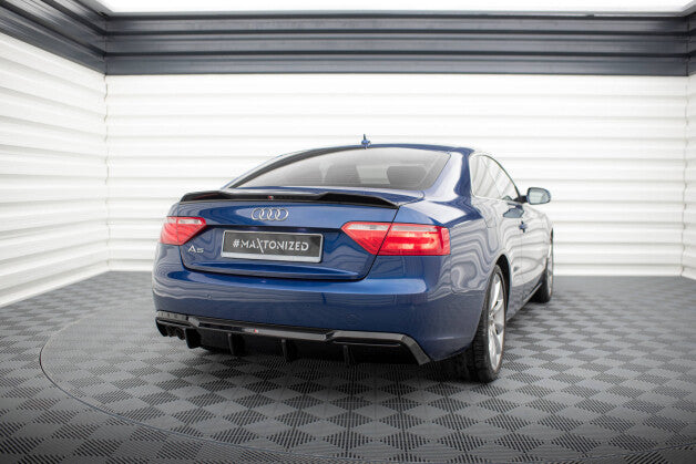 Heckspoiler 3D passend für Audi A5 Coupe 8T schwarz Hochglanz