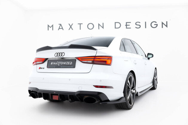 Heckspoiler 3D passend für Audi RS3 Limousine 8V / 8V FL schwarz Hochglanz