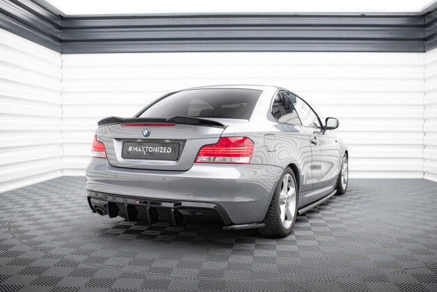 Heckspoiler 3D passend für BMW 1er M-Paket E82 schwarz Hochglanz