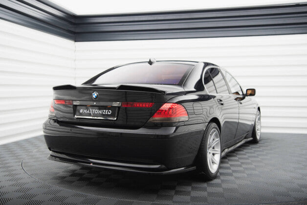 Heckspoiler 3D passend für BMW 7 E65 schwarz Hochglanz