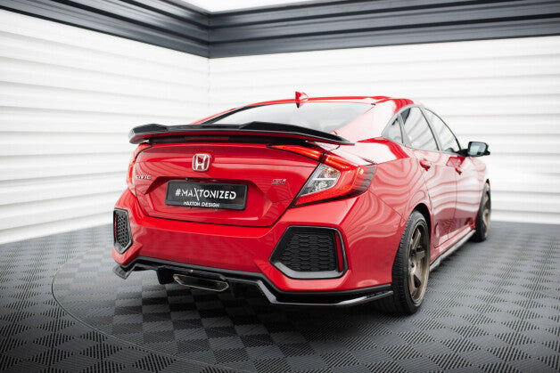 Heckspoiler 3D passend für Honda Civic SI Mk10 schwarz Hochglanz