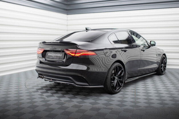 Heckspoiler 3D passend für Jaguar XE X760 FL schwarz Hochglanz