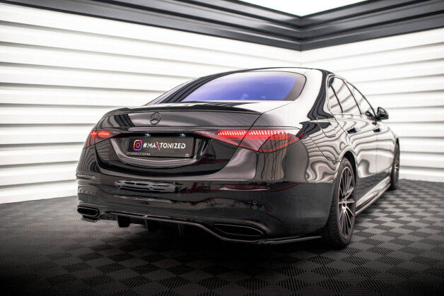 Heckspoiler 3D passend für Mercedes S AMG-Line W223 schwarz Hochglanz