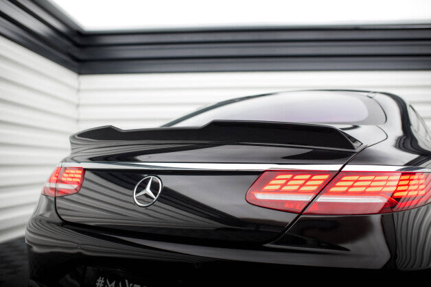 Heckspoiler 3D passend für Mercedes S Coupe AMG-Line C217 FL schwarz Hochglanz