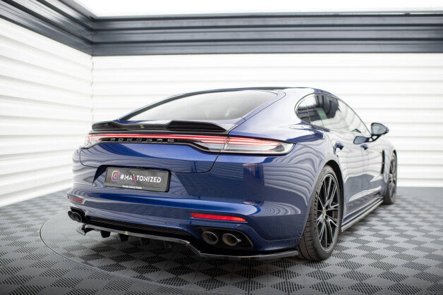 Heckspoiler 3D passend für Porsche Panamera E-Hybrid 971 FL schwarz Hochglanz