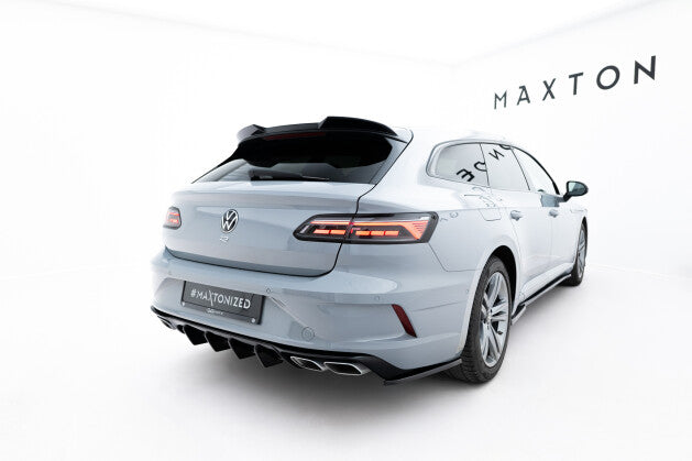 Heckspoiler 3D passend für VW Arteon R-Line Shooting Brake Mk1 FL schwarz Hochglanz