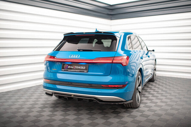Heckspoiler Lippe oben passend für Audi e-tron schwarz Hochglanz