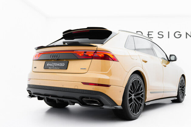 Heckspoiler Lippe oben passend für Audi Q8 S-line / SQ8 Mk1 FL schwarz Hochglanz