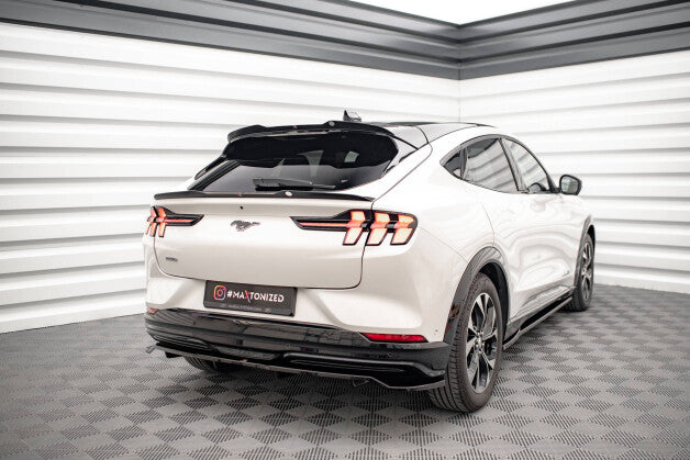 Heckspoiler Lippe oben passend für Ford Mustang Mach-E Mk1 schwarz Hochglanz