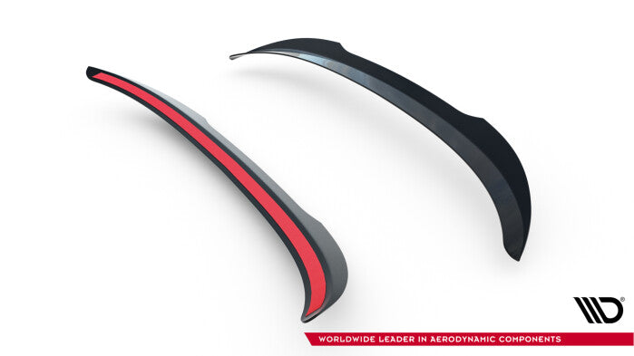 Heckspoiler Lippe passend für ABARTH 500 Mk1 schwarz Hochglanz