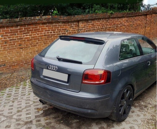 Heckspoiler Lippe passend für Audi A3 8P / 8P FL schwarz Hochglanz