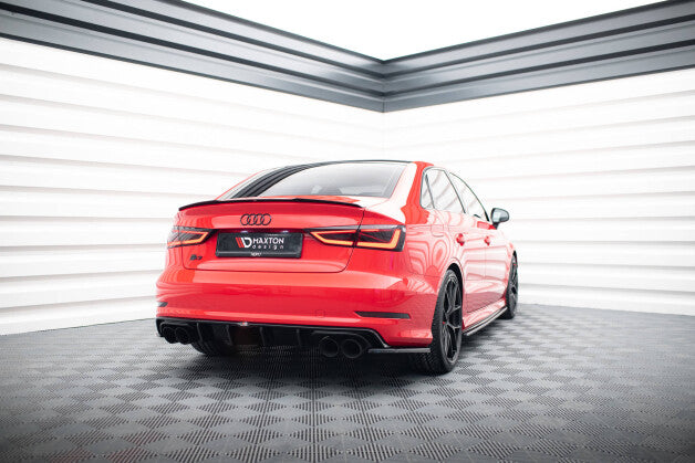 Heckspoiler Lippe passend für Audi A3 / A3 S-Line / S3 / RS3 Limousine 8V schwarz Hochglanz