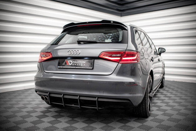 Heckspoiler Lippe passend für Audi A3 Sportback 8V schwarz Hochglanz