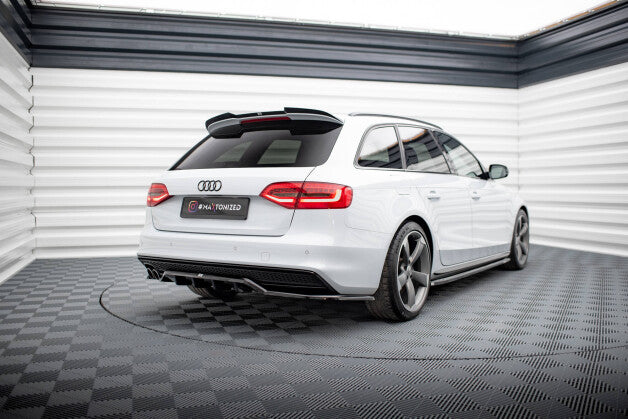 Heckspoiler Lippe passend für Audi A4 Competition Avant B8 FL schwarz Hochglanz