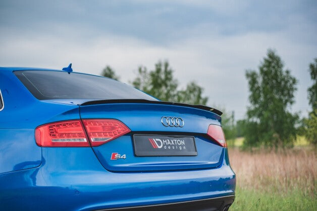 Heckspoiler Lippe passend für Audi A4 Limousine B8 / B8 FL schwarz Hochglanz