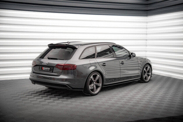 Heckspoiler Lippe passend für Audi A4 S-Line / S4 Avant B8 FL schwarz Hochglanz