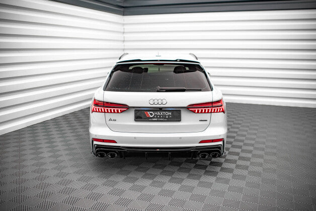 Heckspoiler Lippe passend für Audi A6 Avant / A6 Allroad / A6 S-Line Avant / S6 Avant C8 / C8 FL schwarz Hochglanz