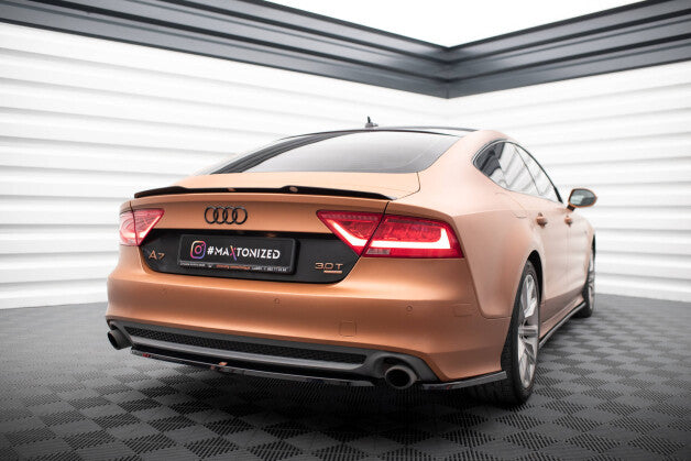 Heckspoiler Lippe passend für Audi A7 C7 schwarz Hochglanz