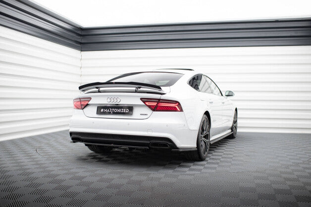 Heckspoiler Lippe passend für Audi A7 / S7 / A7 S-Line C7 / C7 FL schwarz Hochglanz