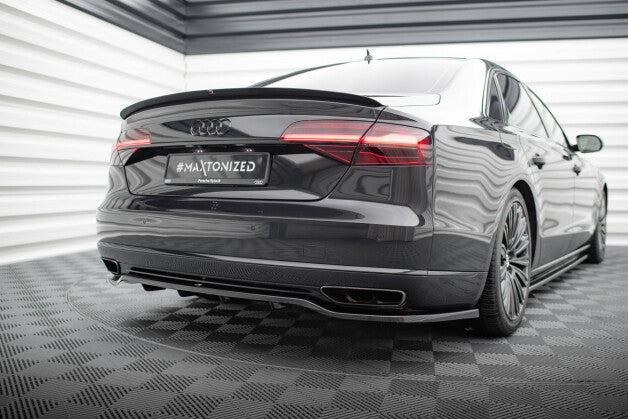 Heckspoiler Lippe passend für Audi A8 D4 schwarz Hochglanz