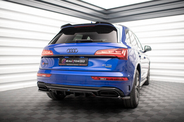 Heckspoiler Lippe passend für Audi Q5 S-Line SUV Mk2 FL schwarz Hochglanz