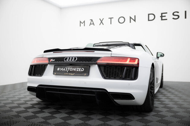Heckspoiler Lippe passend für Audi R8 Spyder Mk2 schwarz Hochglanz