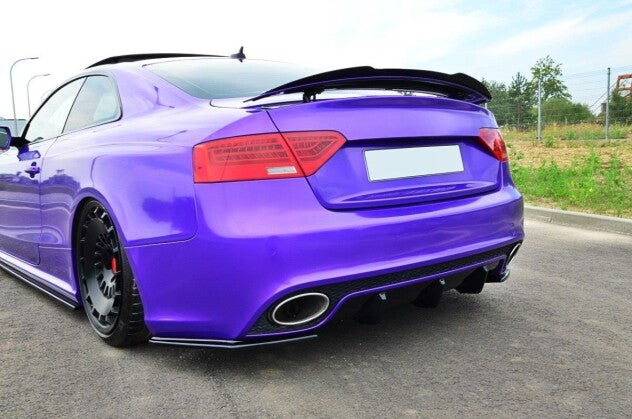 Heckspoiler Lippe passend für Audi RS5 Mk1 8T FL schwarz Hochglanz