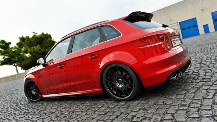 Heckspoiler Lippe passend für Audi S3 / A3 S-Line 8V / 8V FL Hatchback / Sportback schwarz Hochglanz