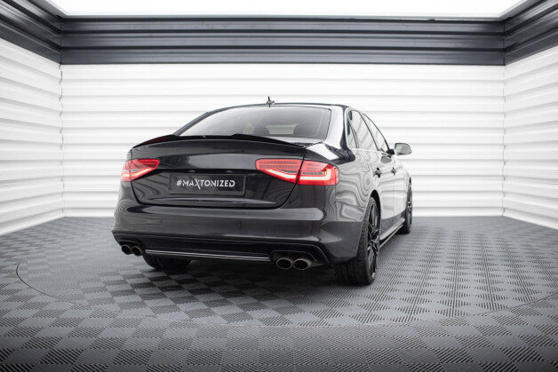Heckspoiler Lippe passend für Audi S4 B8 FL Limousine schwarz Hochglanz