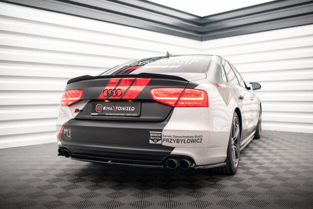 Heckspoiler Lippe passend für Audi S8 D4 schwarz Hochglanz