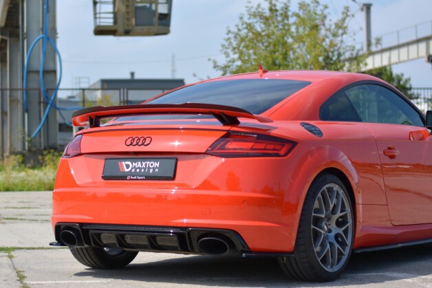 Heckspoiler Lippe passend für Audi TT RS 8S schwarz Hochglanz