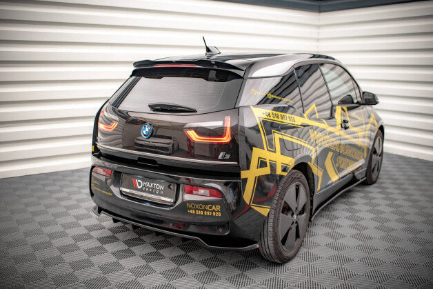 Heckspoiler Lippe passend für BMW i3 S Mk1 FL schwarz Hochglanz