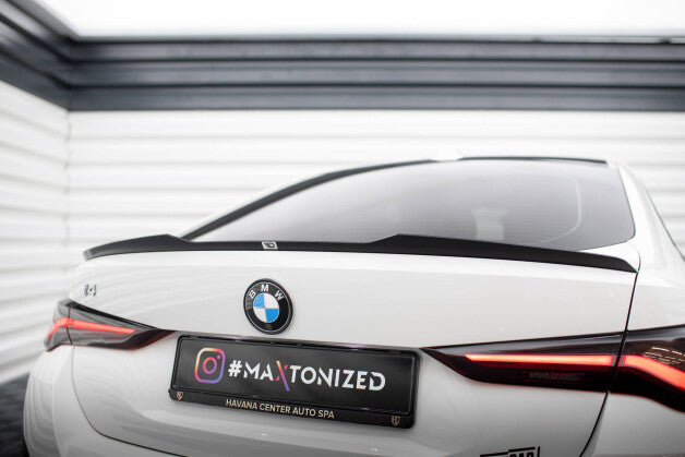 Heckspoiler Lippe passend für BMW i4 / / M440i / 4 Gran Coupe M-Paket G26 schwarz Hochglanz