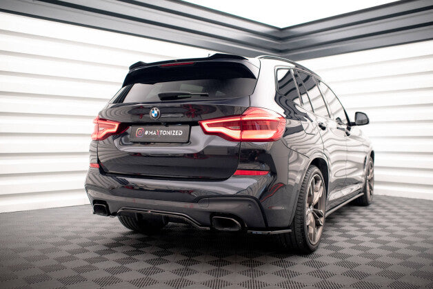 Heckspoiler Lippe passend für BMW X3 M40d / M40i / M-Paket G01 / iX3 G08 FL schwarz Hochglanz