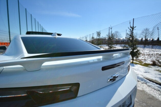 Heckspoiler Lippe passend für Chevrolet Camaro 6TH-GEN. Phase-I 2SS Coupe schwarz Hochglanz