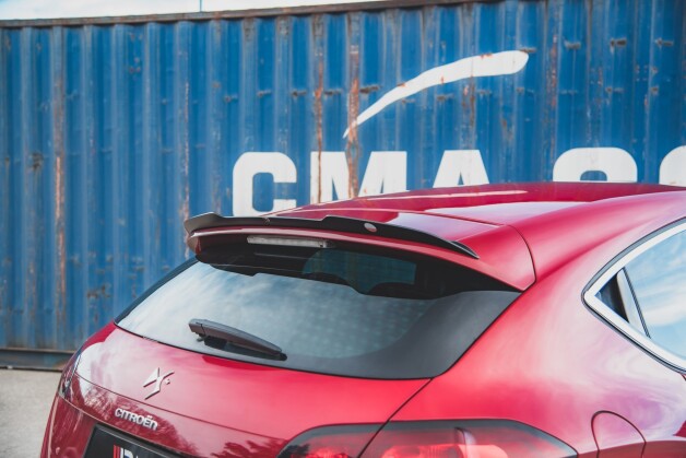Heckspoiler Lippe passend für Citroen DS4 schwarz Hochglanz